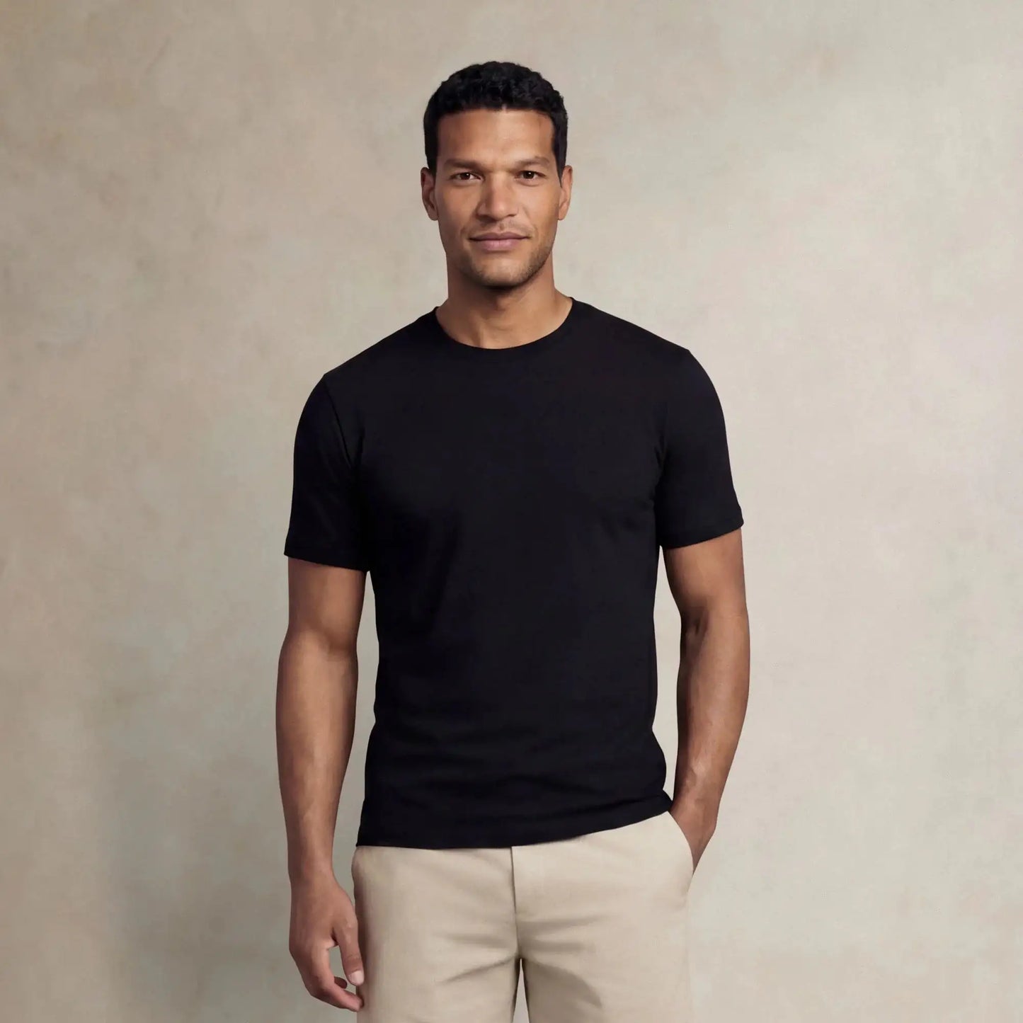 Lightweight Lyocell Blend T-Shirt