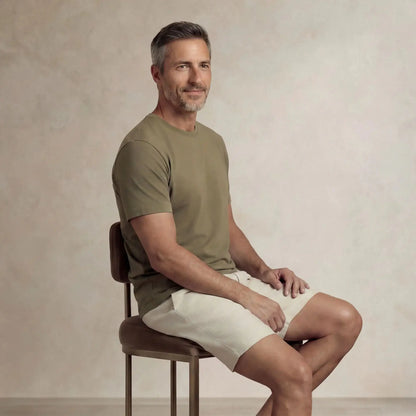 Lightweight Lyocell Blend T-Shirt