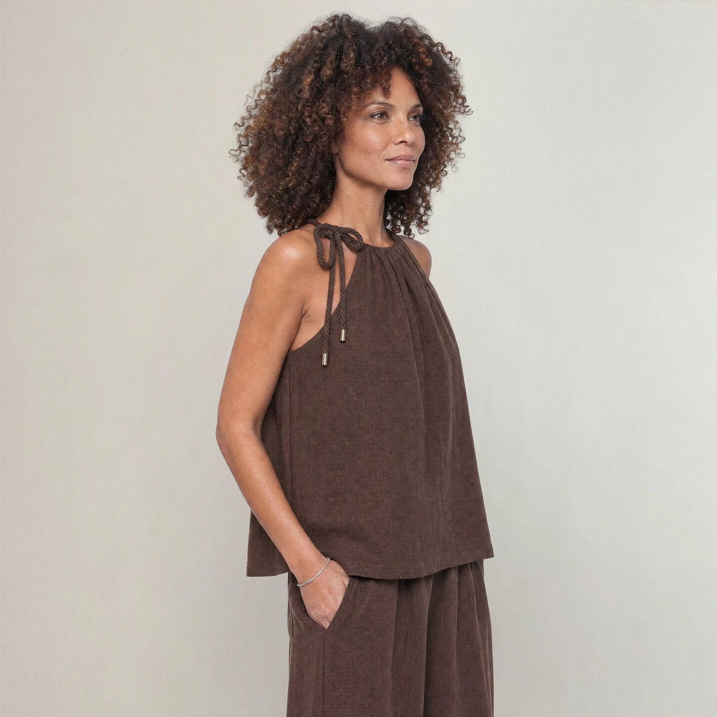 The Luma Rope Neck Top