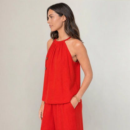 The Luma Rope Neck Top