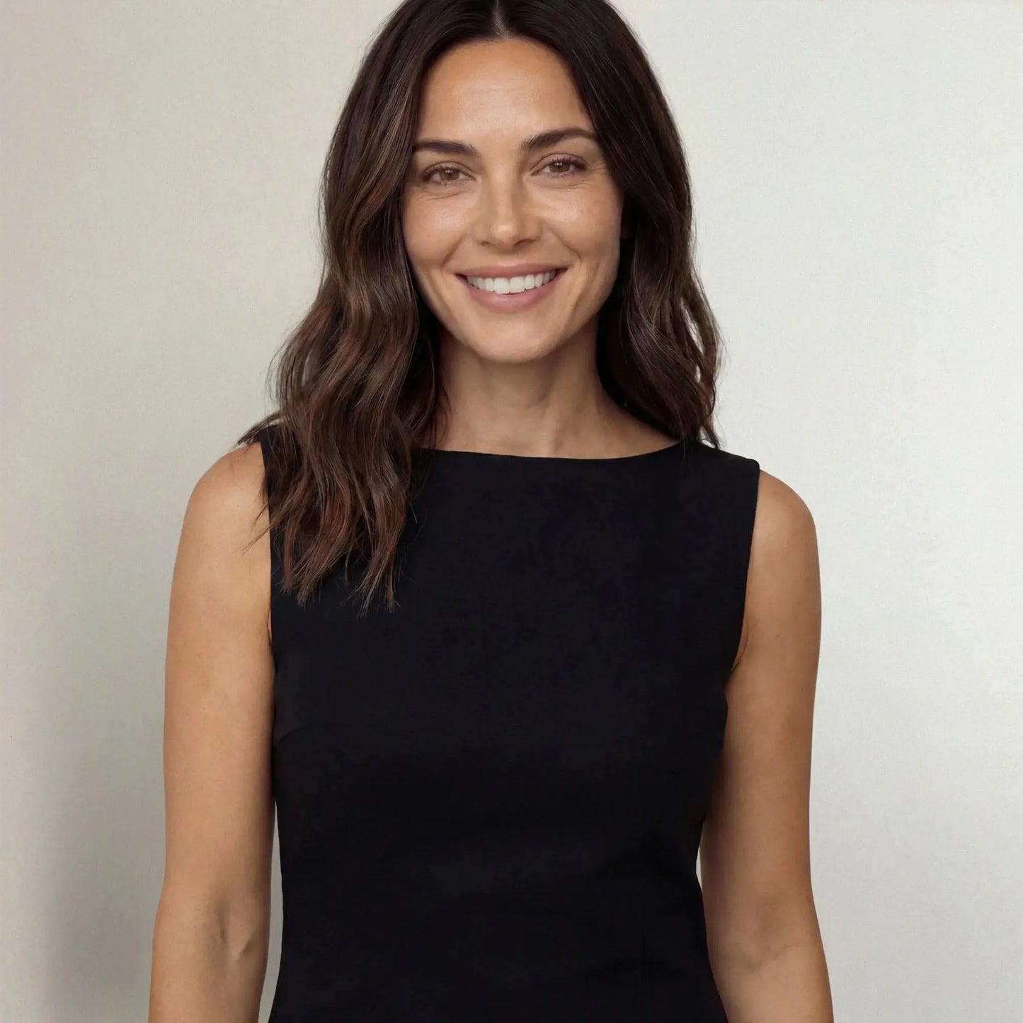 Mid-Thigh Boat Neck Dress