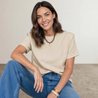 The Melange Crew Neck T-Shirt