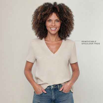 The Melange V-Neck T-Shirt