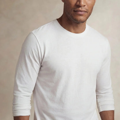 Lyocell Blend Long Sleeve T-Shirt