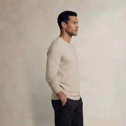 Lyocell Blend Long Sleeve T-Shirt