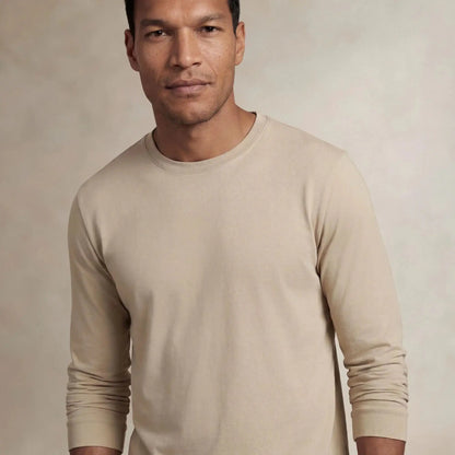 Lyocell Blend Long Sleeve T-Shirt