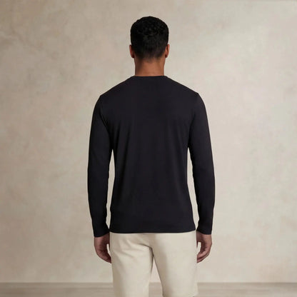 Lyocell Blend Long Sleeve T-Shirt
