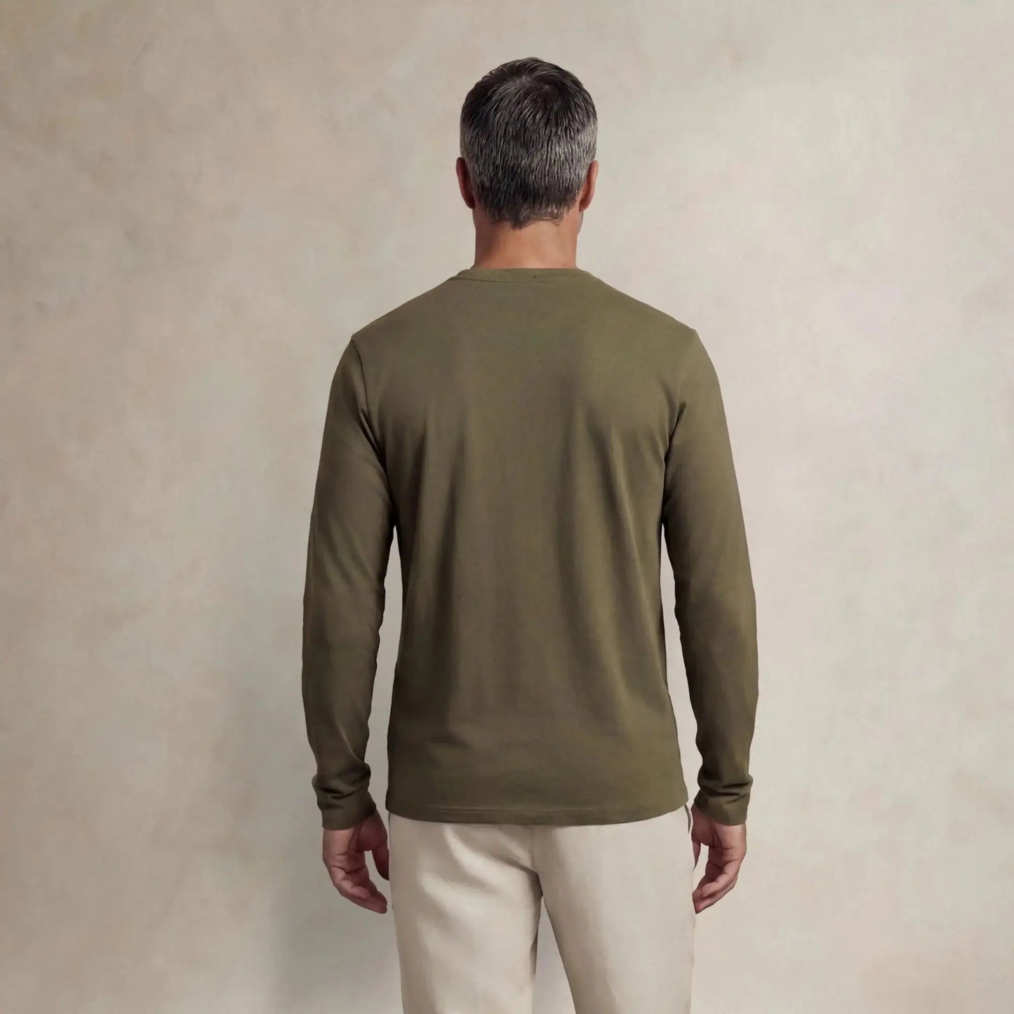 Lyocell Blend Long Sleeve T-Shirt