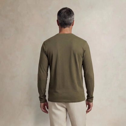 Lyocell Blend Long Sleeve T-Shirt