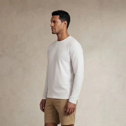 Lyocell Blend Long Sleeve T-Shirt