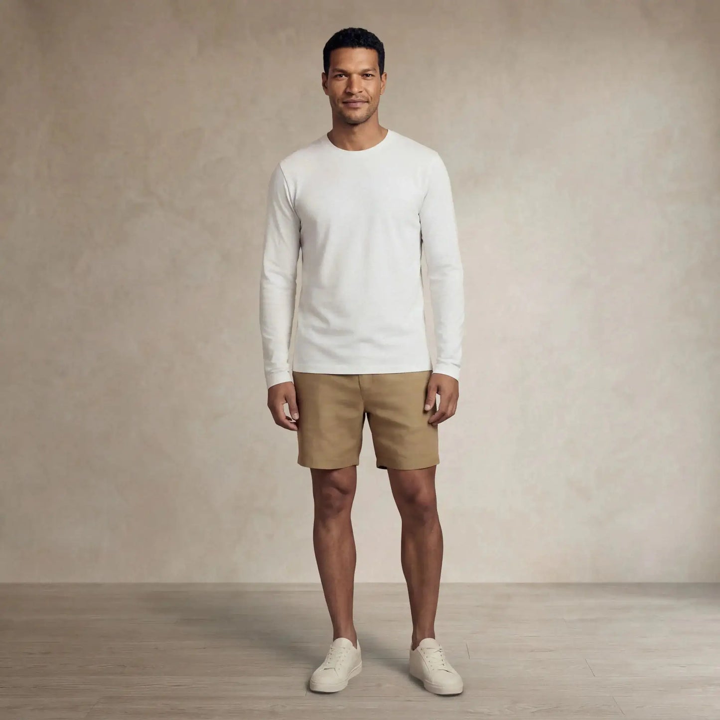 Lyocell Blend Long Sleeve T-Shirt