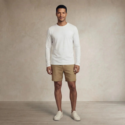 Lyocell Blend Long Sleeve T-Shirt