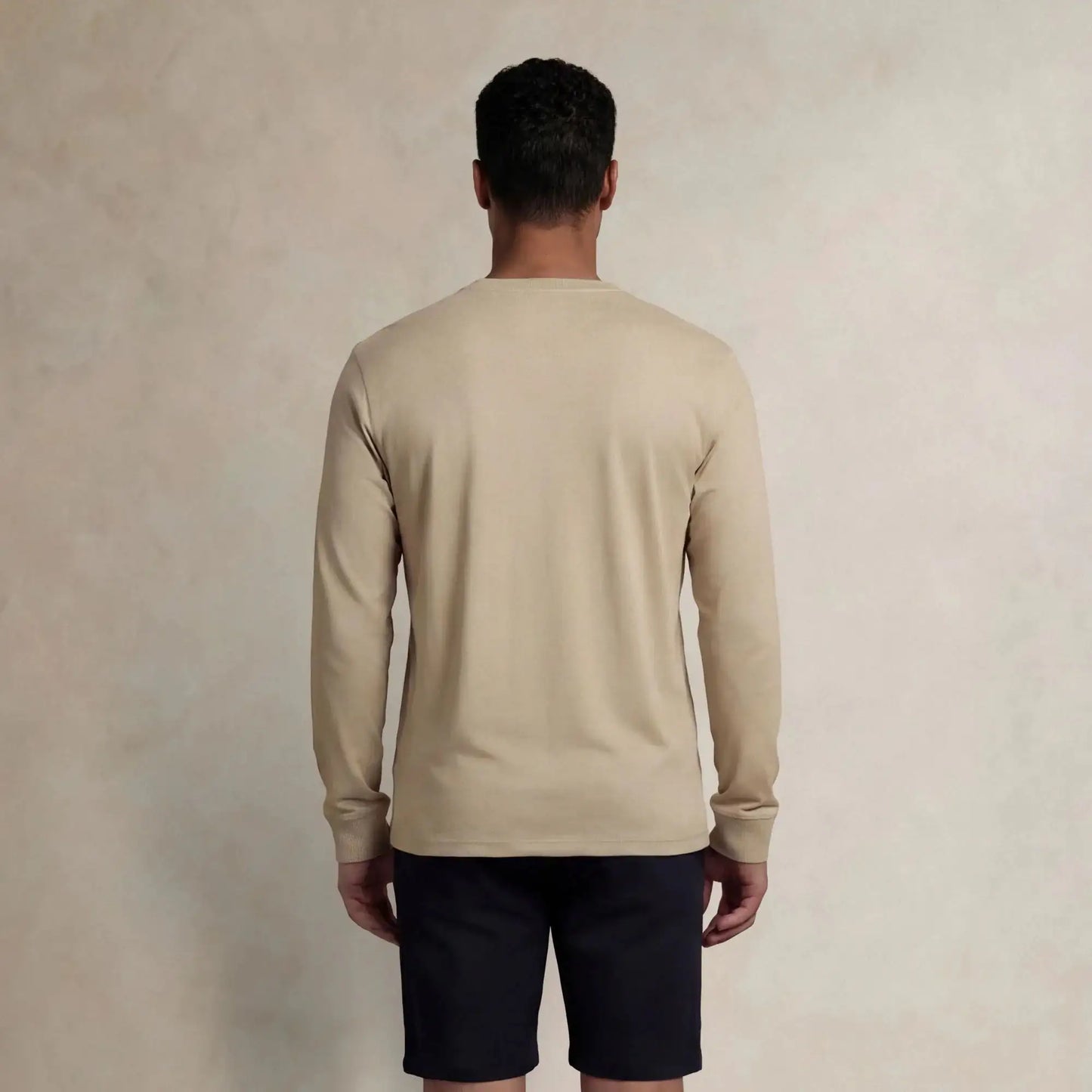 Lyocell Blend Long Sleeve T-Shirt