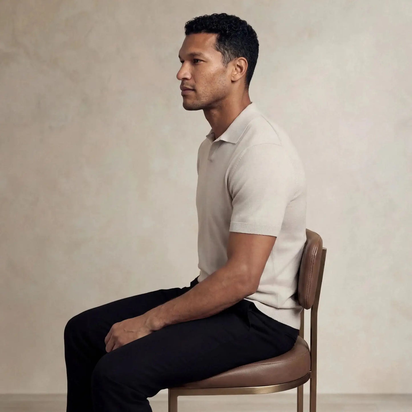 Italian Merino/Cotton Polo