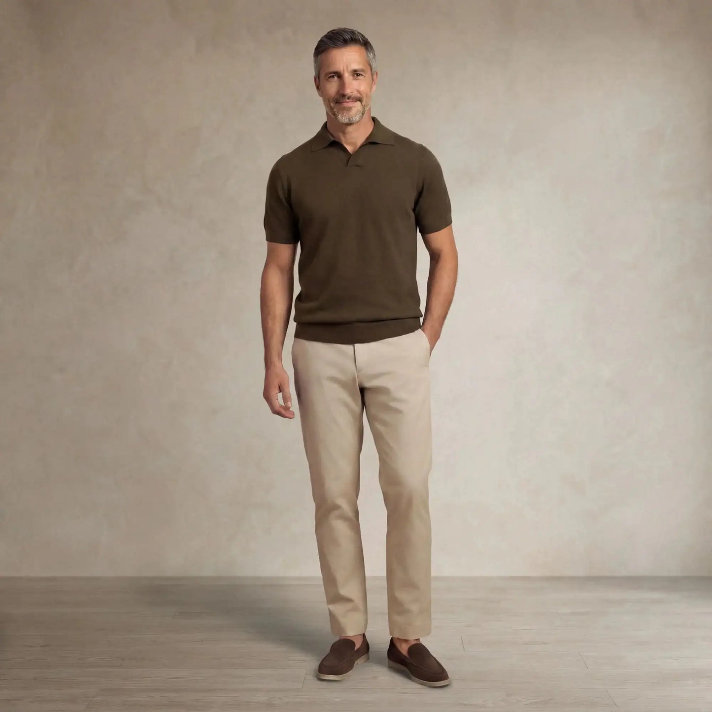 Italian Merino/Cotton Polo