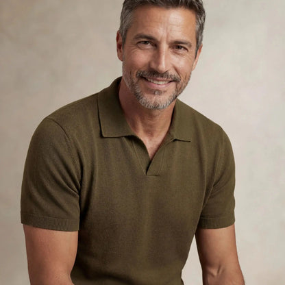 Italian Merino/Cotton Polo