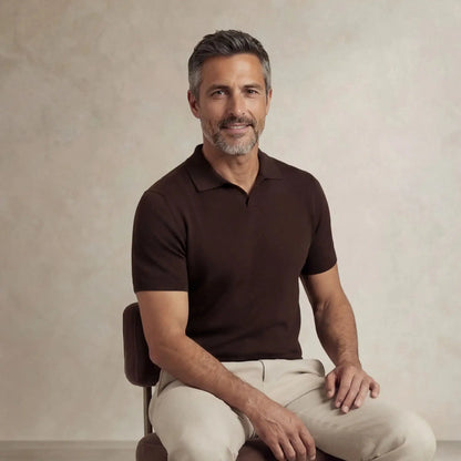 Italian Merino/Cotton Polo