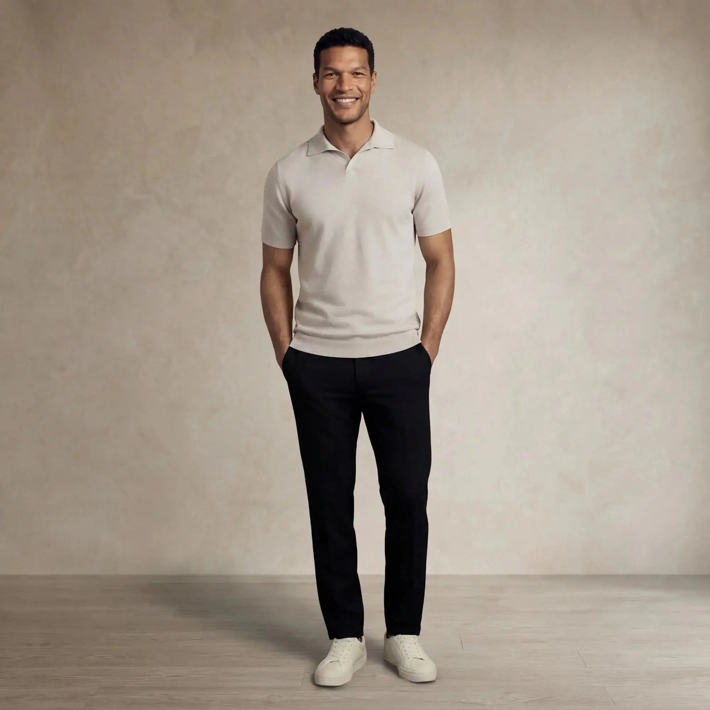 Italian Merino/Cotton Polo