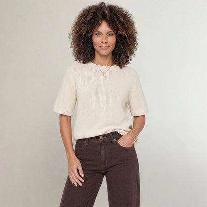 The Arla Cashmere Blend Crew Neck