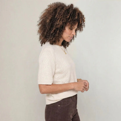 The Arla Cashmere Blend Crew Neck