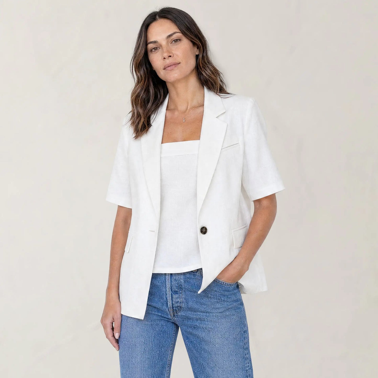 The Eden Shoulder Pad Blazer