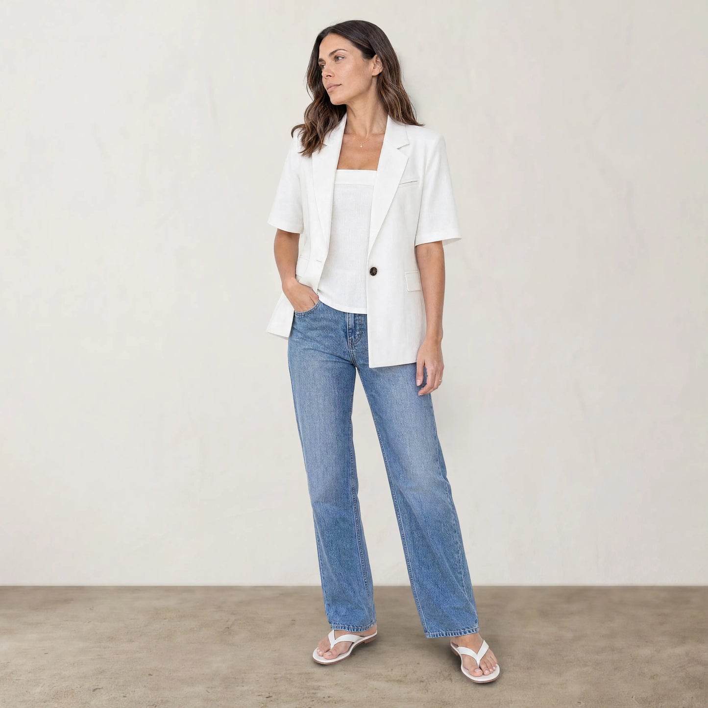 The Eden Shoulder Pad Blazer