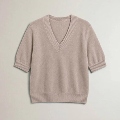 The Arla Cashmere Blend V-Neck