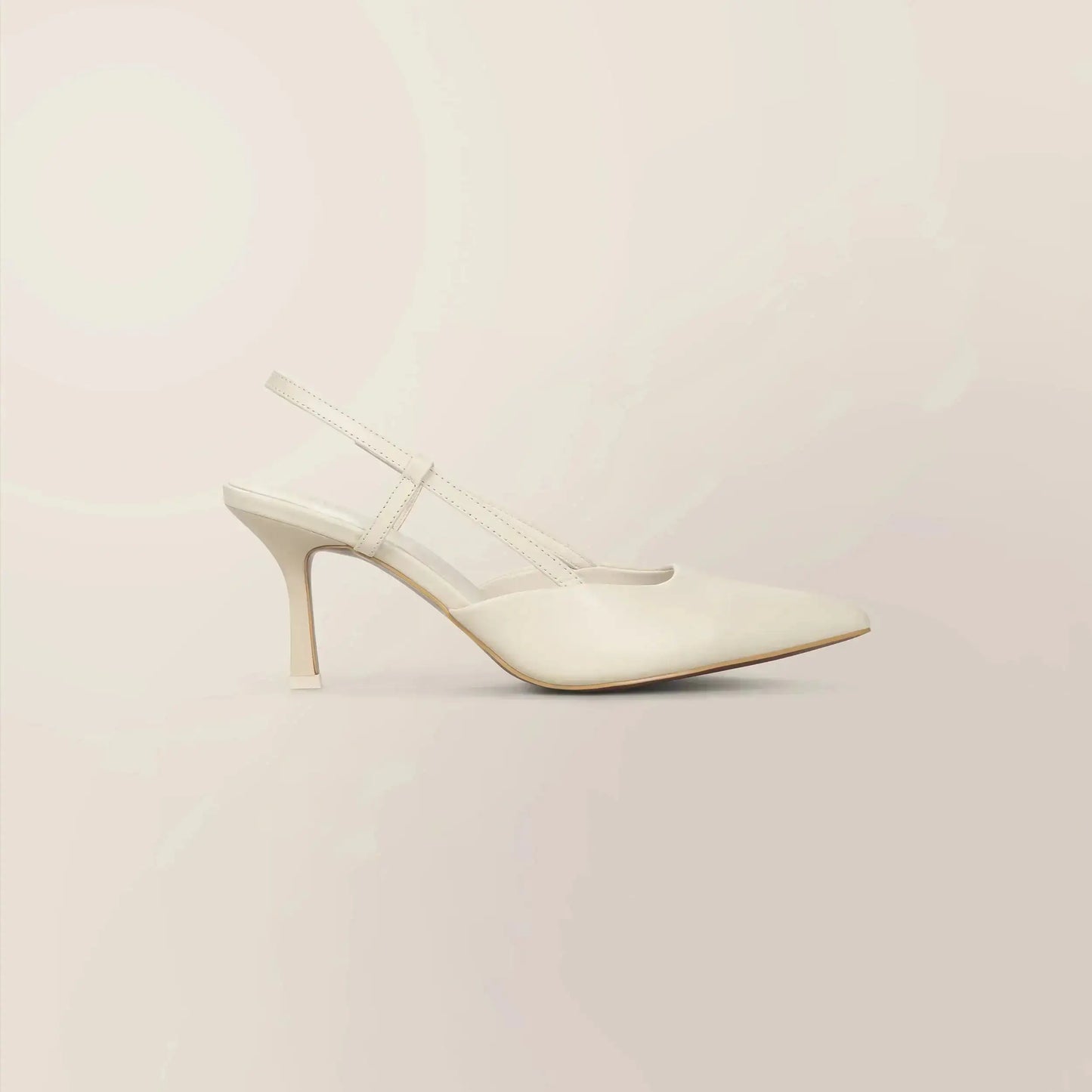 Slingback Leather Heels