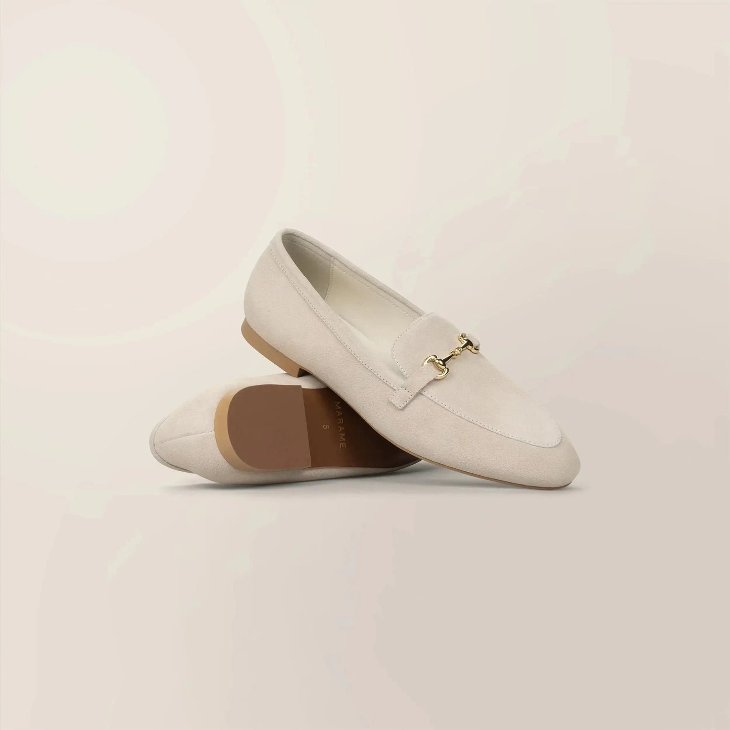 Suede Buckled Loafers