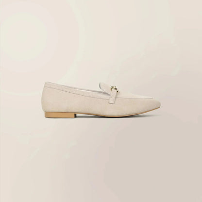 Suede Buckled Loafers