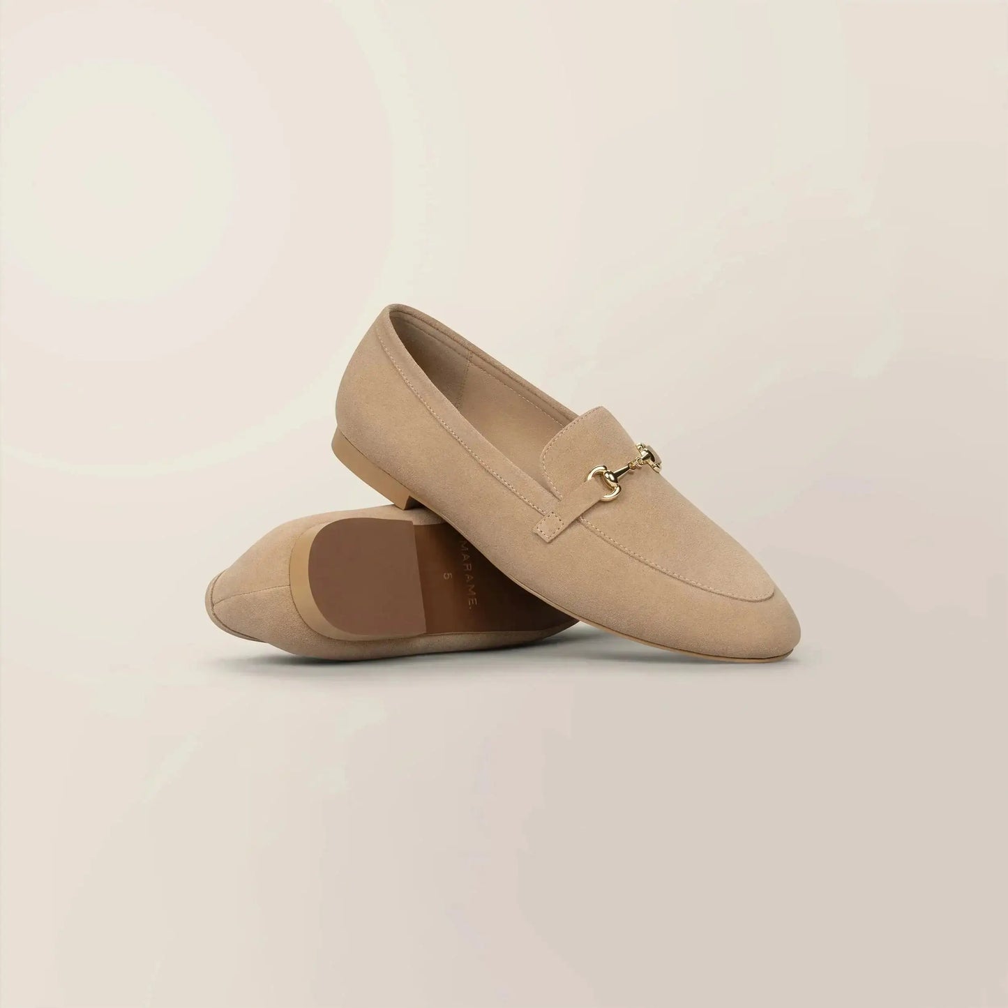 Suede Buckled Loafers