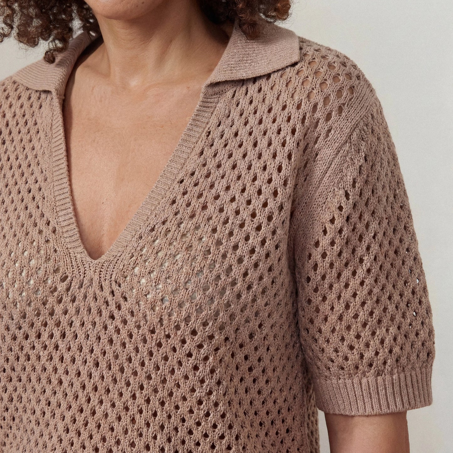 The Bria Knit Polo