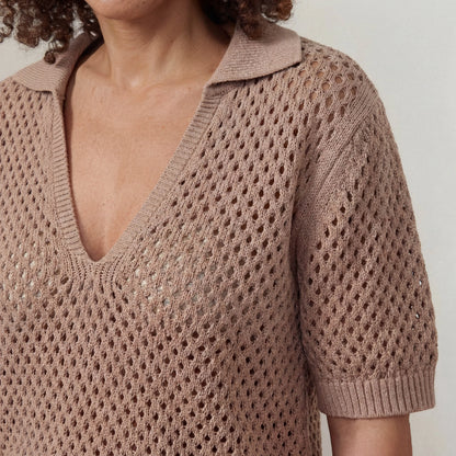 The Bria Knit Polo