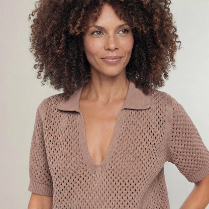 The Bria Knit Polo