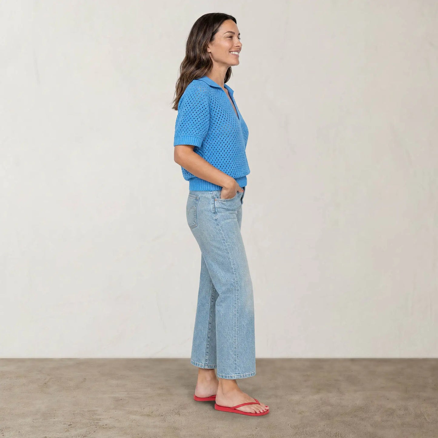 The Bria Knit Polo