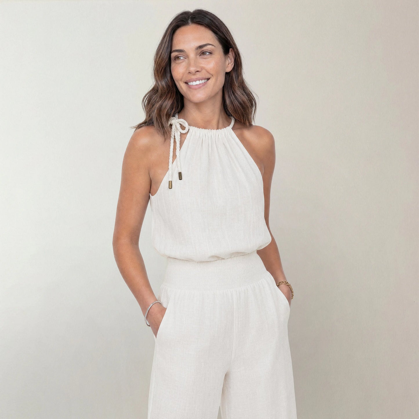 The Luma Rope Neck Top