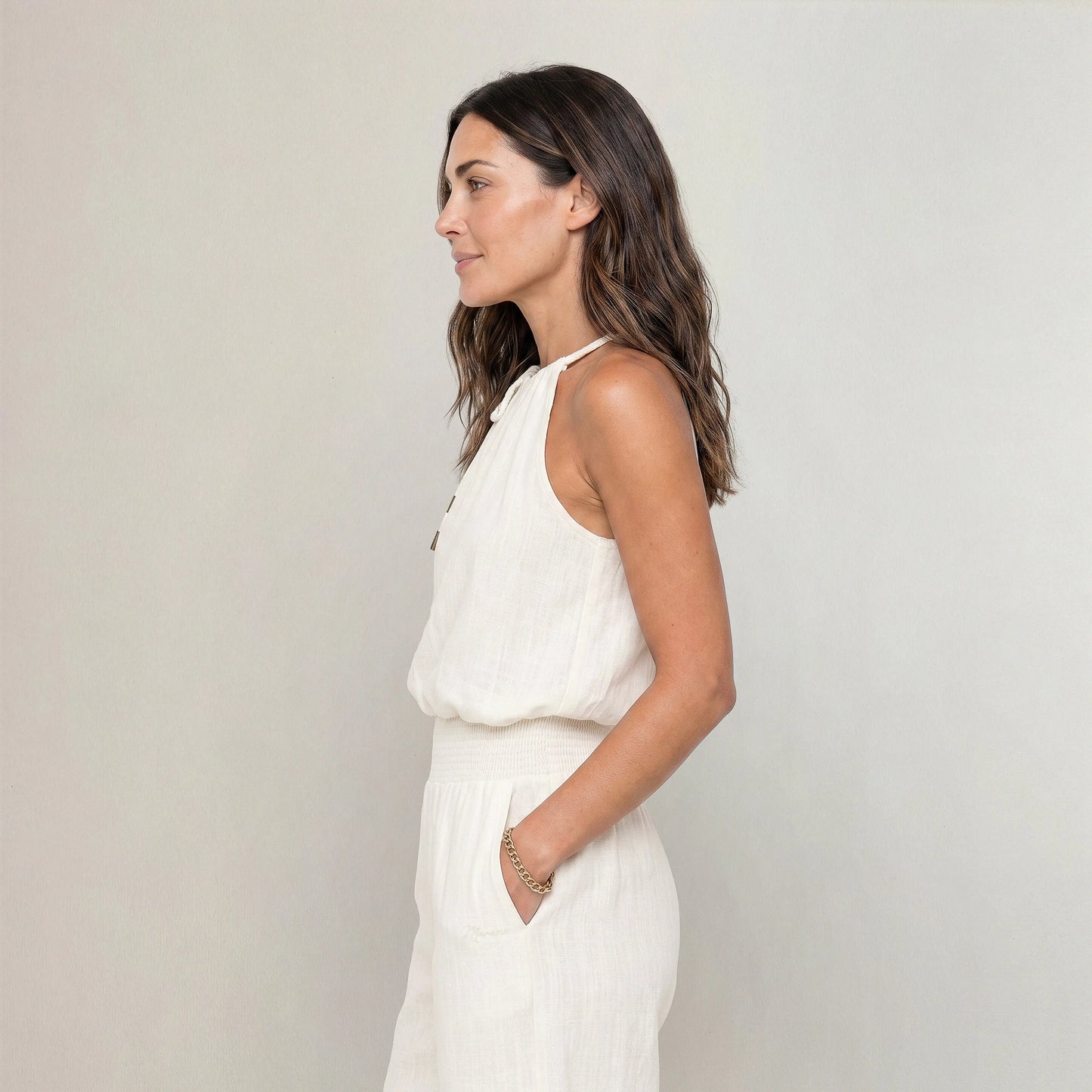 The Luma Rope Neck Top