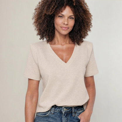 The Melange V-Neck T-Shirt