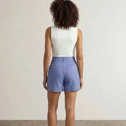 Linen Blend Shorts