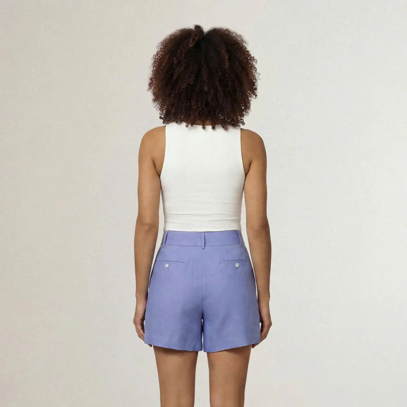Linen Blend Shorts