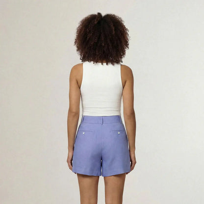 Linen Blend Shorts