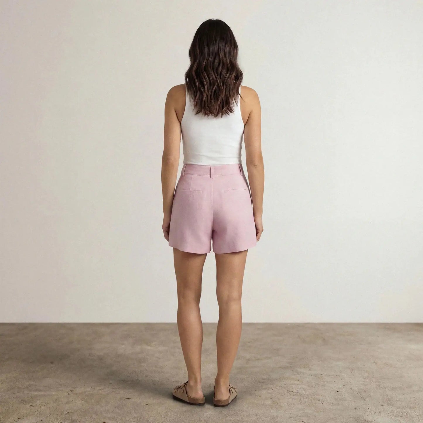 Linen Blend Shorts
