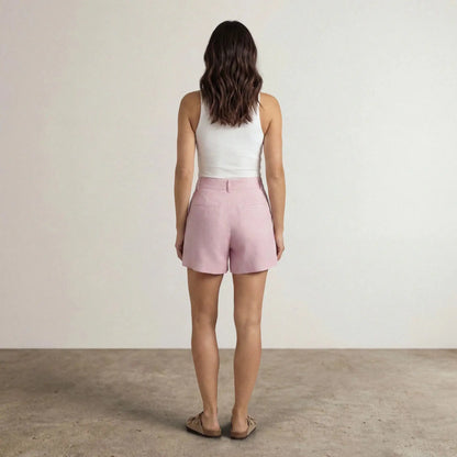 Linen Blend Shorts