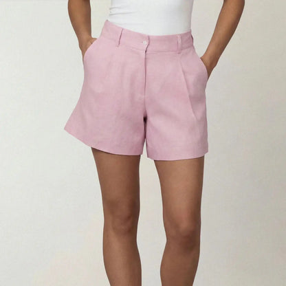Linen Blend Shorts