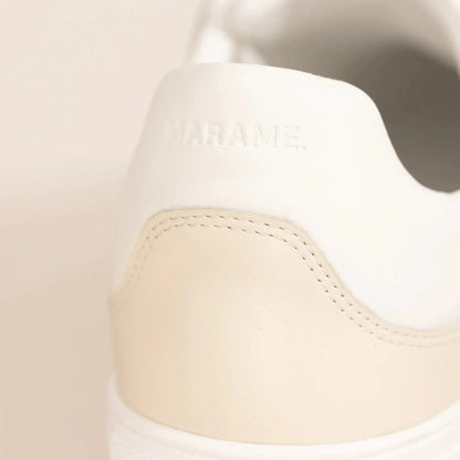 Leather Contrast Trainers
