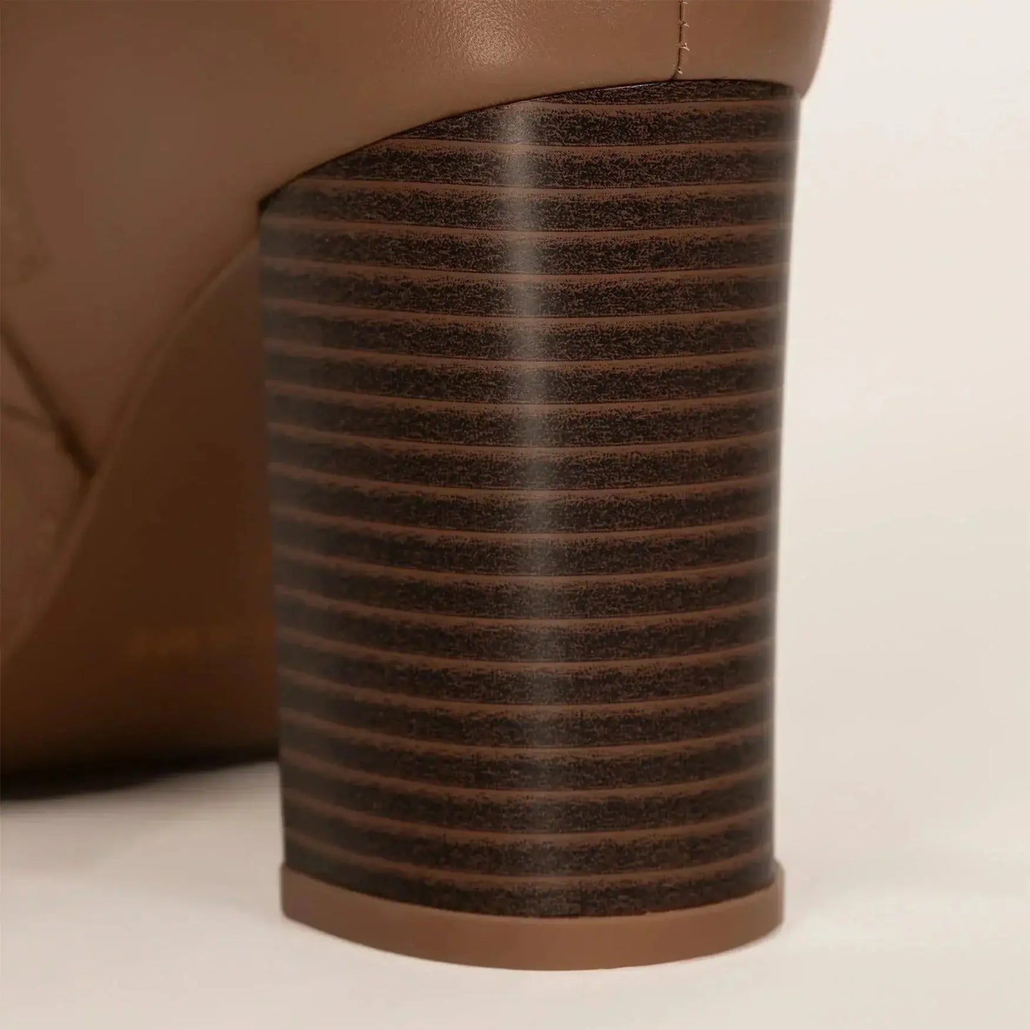 Leather Knee-High Boots